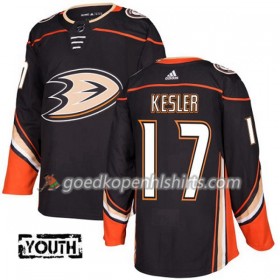 Anaheim Ducks Ryan Kesler 17 Adidas 2017-2018 Zwart Authentic Shirt - Kinderen